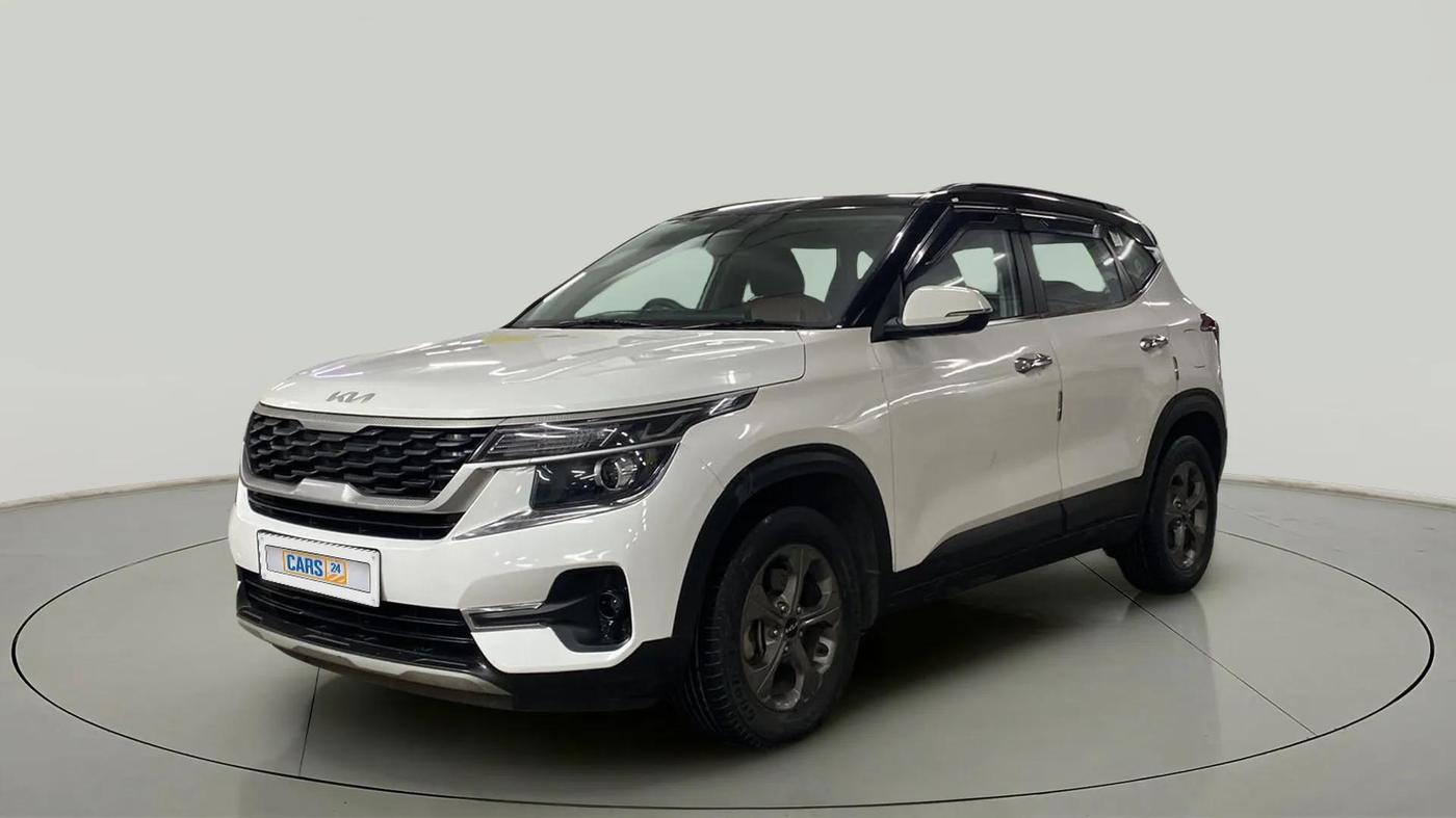 2021 KIA SELTOS HTK PLUS 1.5 IMT, Petrol, Manual, 47,063 km, Left Front Diagonal