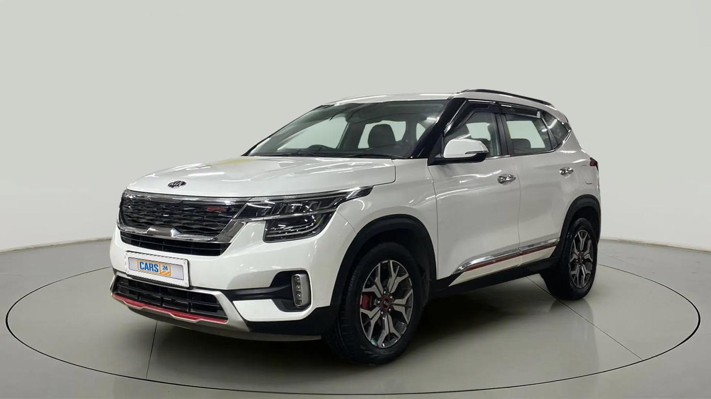 2020 KIA SELTOS GTX AT 1.4 PETROL, Petrol, Automatic, 75,097 km, Left Front Diagonal
