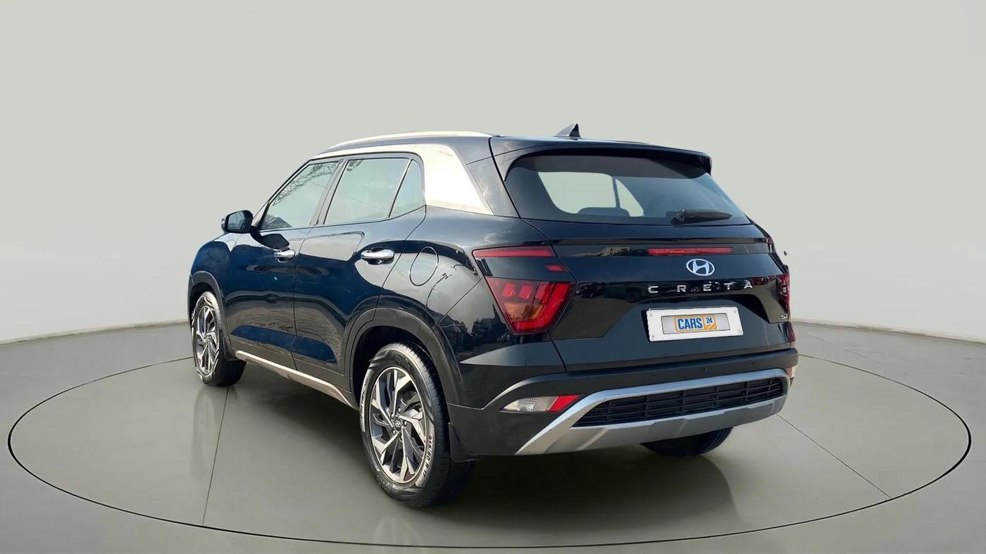 2021 Hyundai Creta SX (O) AT 1.5 DIESEL, Diesel, Automatic, 34,184 km, Left Back Diagonal