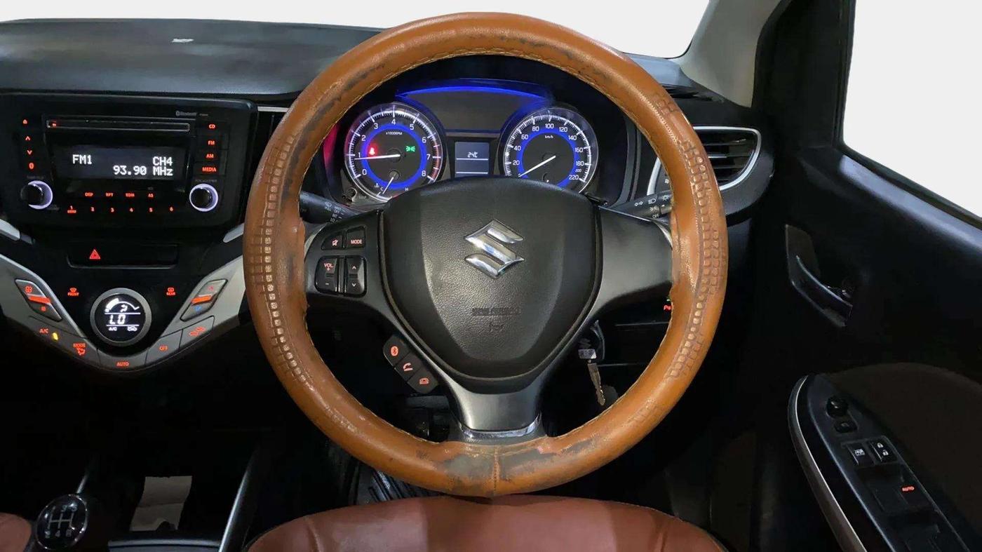 2018 Maruti Baleno DELTA PETROL 1.2, Petrol, Manual, 99,585 km, Steering Wheel Close Up