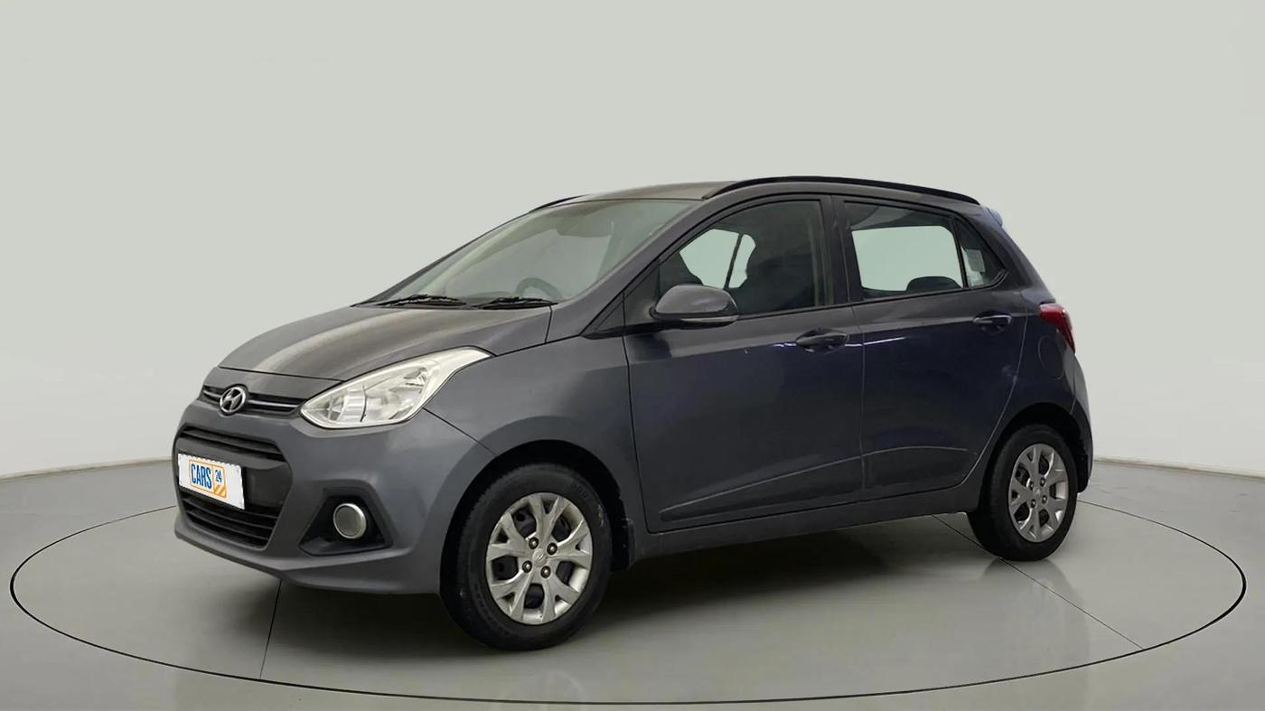 2016 Hyundai Grand i10 SPORTZ 1.2 KAPPA VTVT, Petrol, Manual, 79,712 km, Left Front Diagonal