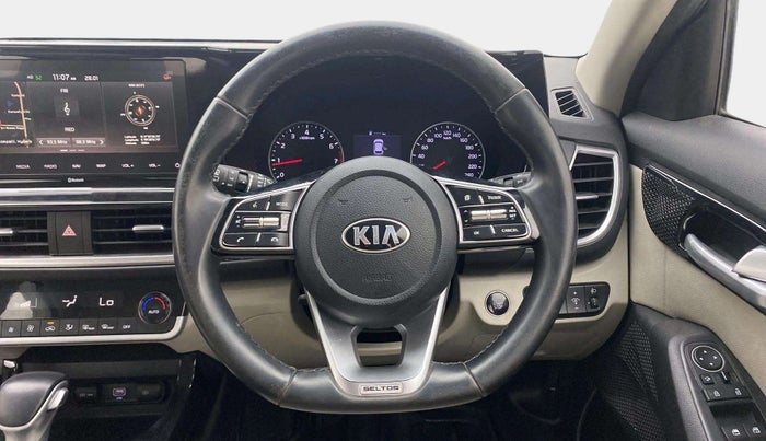 2021 KIA SELTOS HTX IVT 1.5 PETROL, Petrol, Automatic, 27,372 km, Steering Wheel Close Up