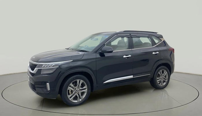 2021 KIA SELTOS HTX IVT 1.5 PETROL, Petrol, Automatic, 27,372 km, Left Front Diagonal