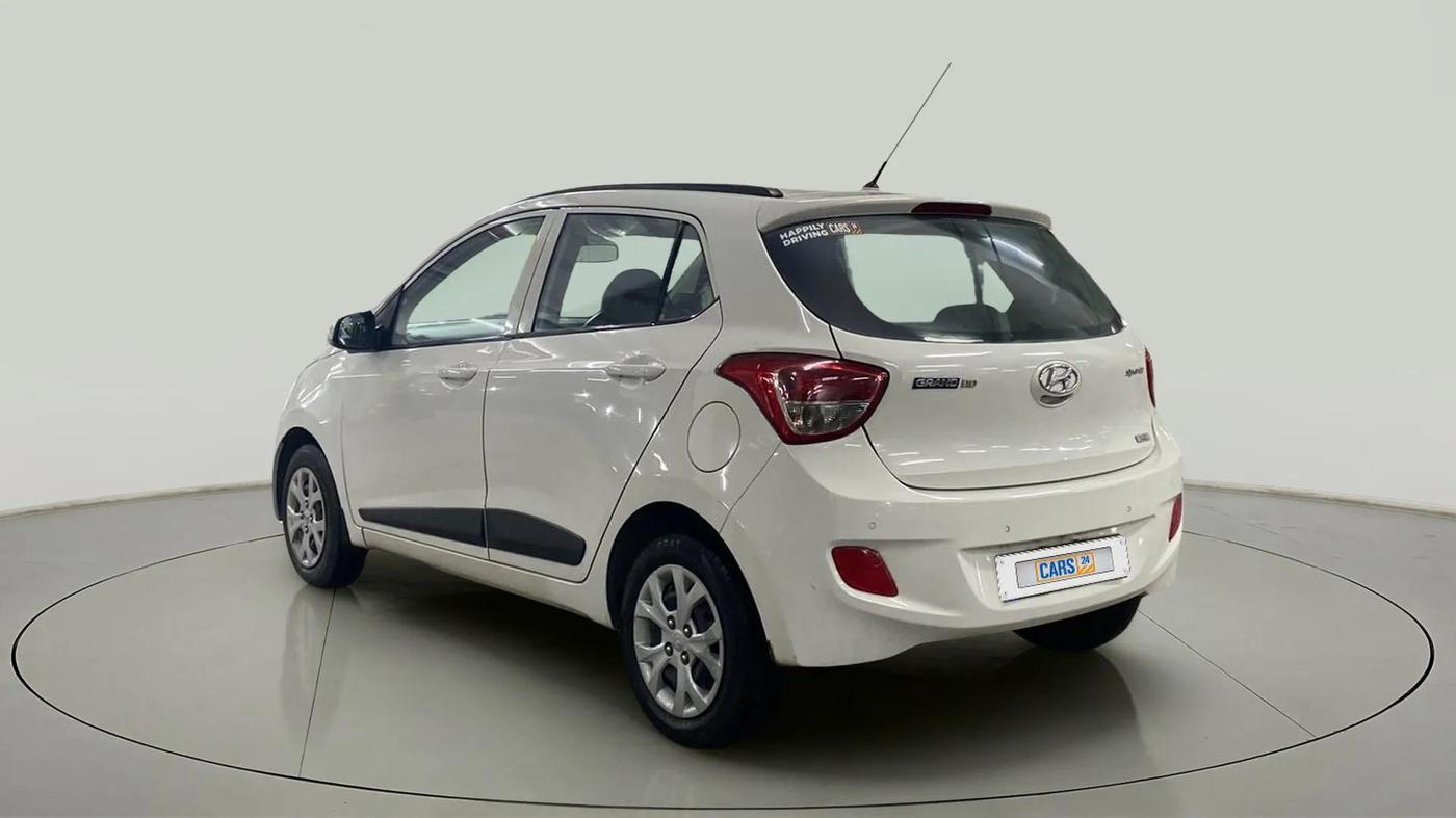 2015 Hyundai Grand i10 SPORTZ 1.2 KAPPA VTVT, Petrol, Manual, 64,321 km, Left Back Diagonal