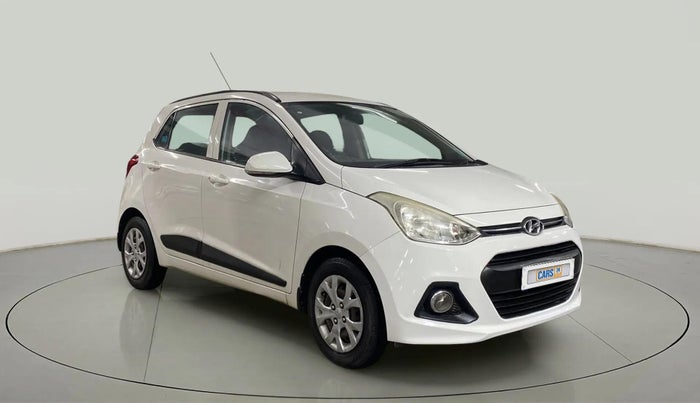 2015 Hyundai Grand i10 SPORTZ 1.2 KAPPA VTVT, Petrol, Manual, 64,246 km, Right Front Diagonal