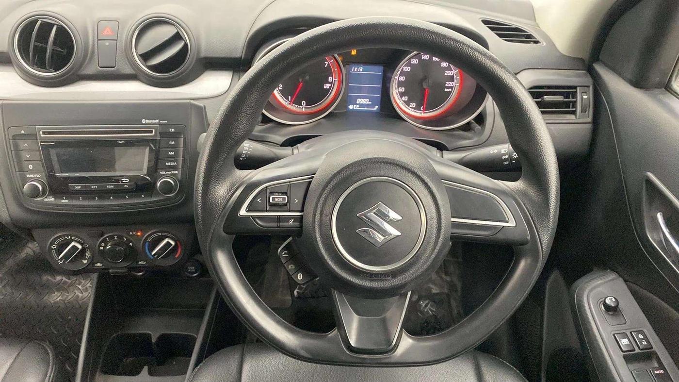 2018 Maruti Swift VXI, Petrol, Manual, 9,700 km, Steering Wheel Close Up