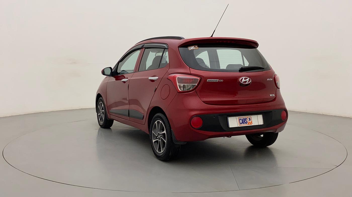 2017 Hyundai Grand i10 ASTA 1.2 KAPPA VTVT, Petrol, Manual, 40,581 km, Left Back Diagonal