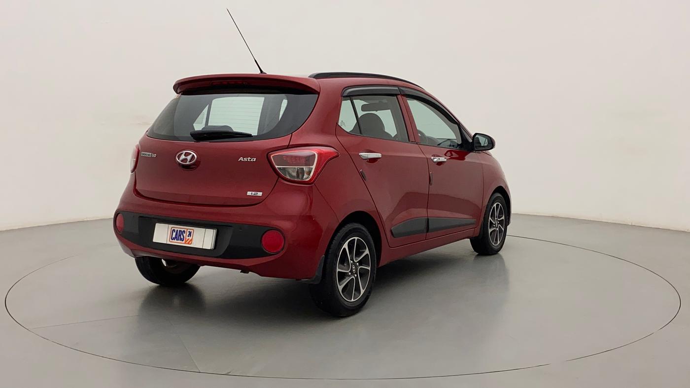 2017 Hyundai Grand i10 ASTA 1.2 KAPPA VTVT, Petrol, Manual, 40,581 km, Right Back Diagonal