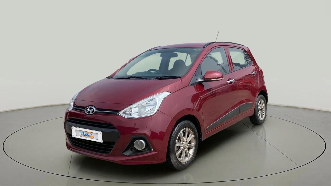 2016 Hyundai Grand i10 ASTA (O) AT 1.2 KAPPA VTVT, Petrol, Automatic, 33,114 km, Left Front Diagonal