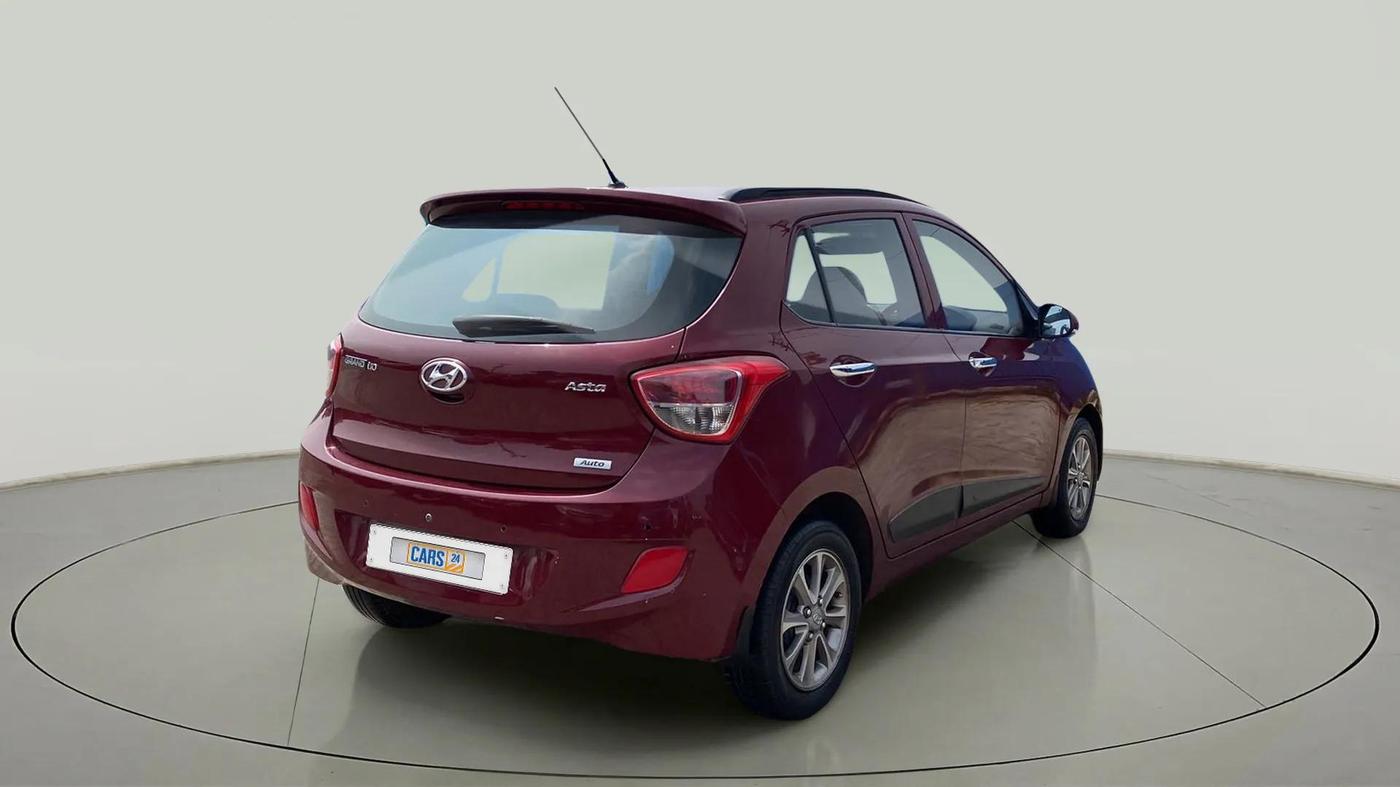 2016 Hyundai Grand i10 ASTA (O) AT 1.2 KAPPA VTVT, Petrol, Automatic, 33,114 km, Right Back Diagonal