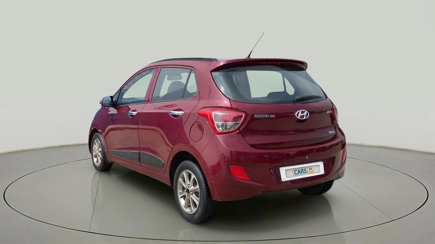 2016 Hyundai Grand i10 ASTA (O) AT 1.2 KAPPA VTVT, Petrol, Automatic, 33,114 km, Left Back Diagonal