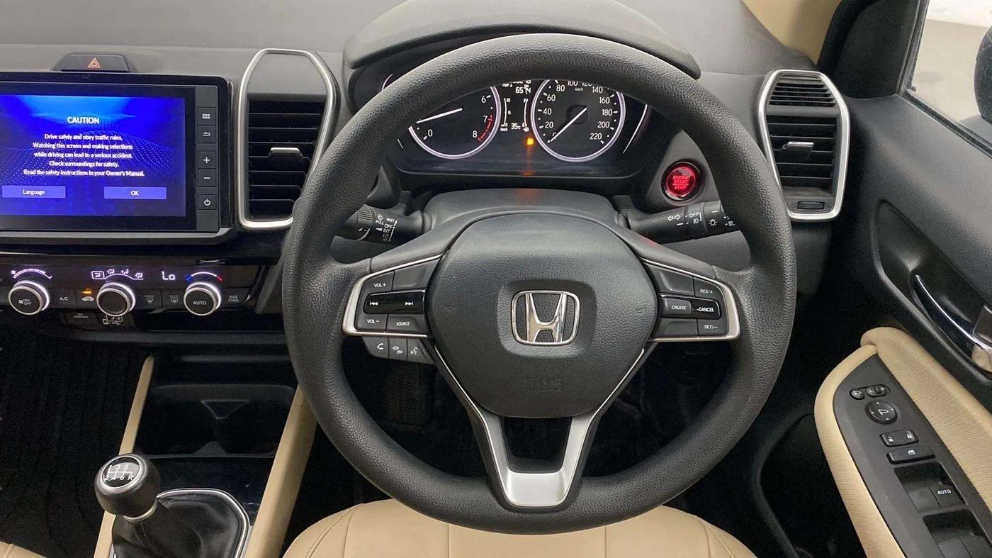 2021 Honda City 1.5L I-VTEC V MT 5TH GEN, Petrol, Manual, 30,277 km, Steering Wheel Close Up