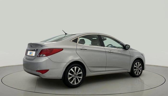 2015 Hyundai Verna FLUIDIC 4S 1.6 VTVT S(O), Petrol, Manual, 64,106 km, Right Back Diagonal