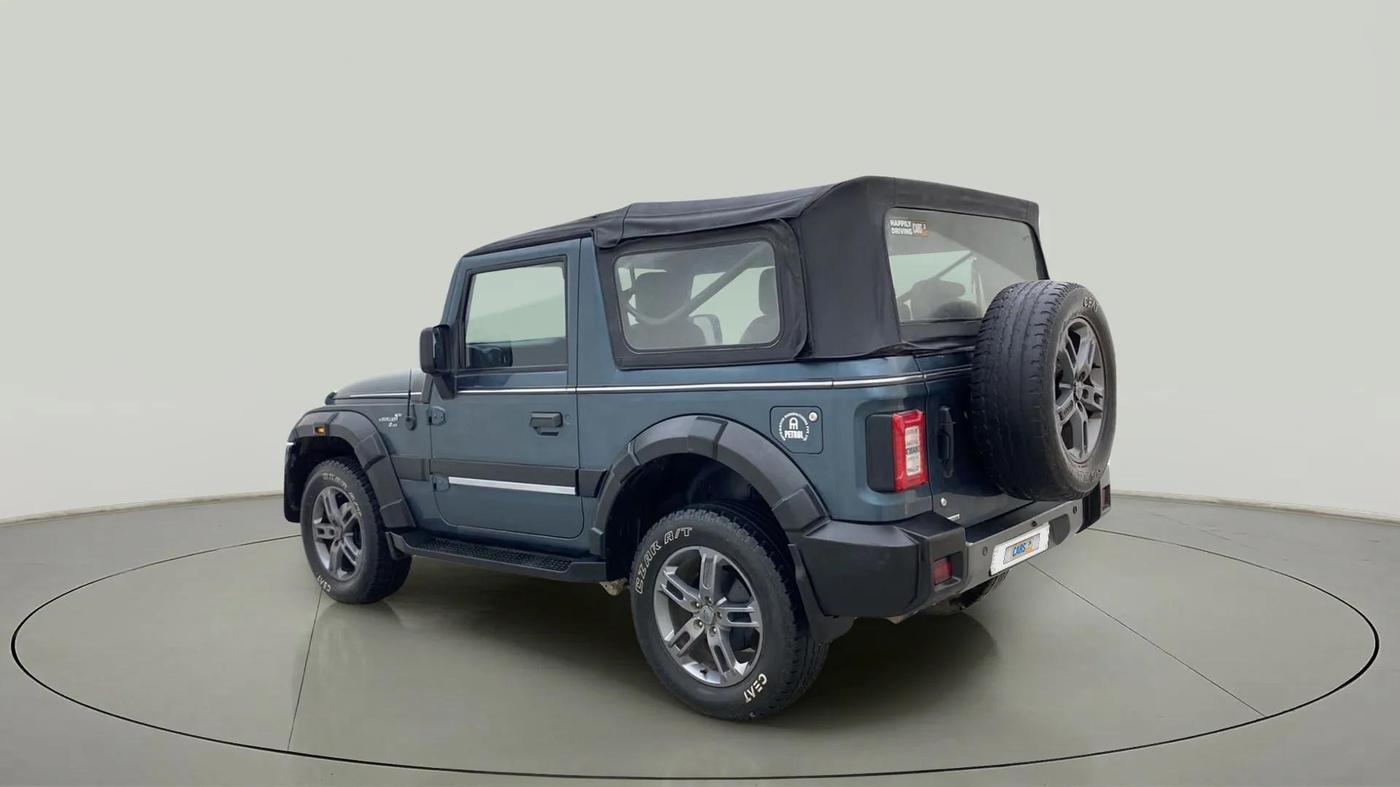 2021 Mahindra Thar LX  P 4WD AT CONVERTIBLE, Petrol, Automatic, 40,553 km, Left Back Diagonal