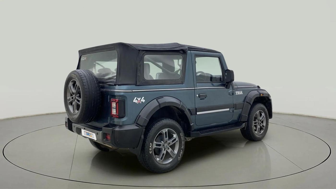 2021 Mahindra Thar LX  P 4WD AT CONVERTIBLE, Petrol, Automatic, 40,553 km, Right Back Diagonal