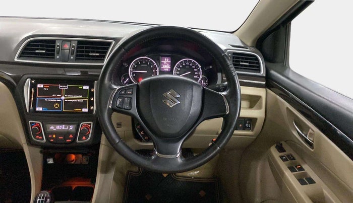 2017 Maruti Ciaz ALPHA 1.4 PETROL, Petrol, Manual, 63,831 km, Steering Wheel Close Up