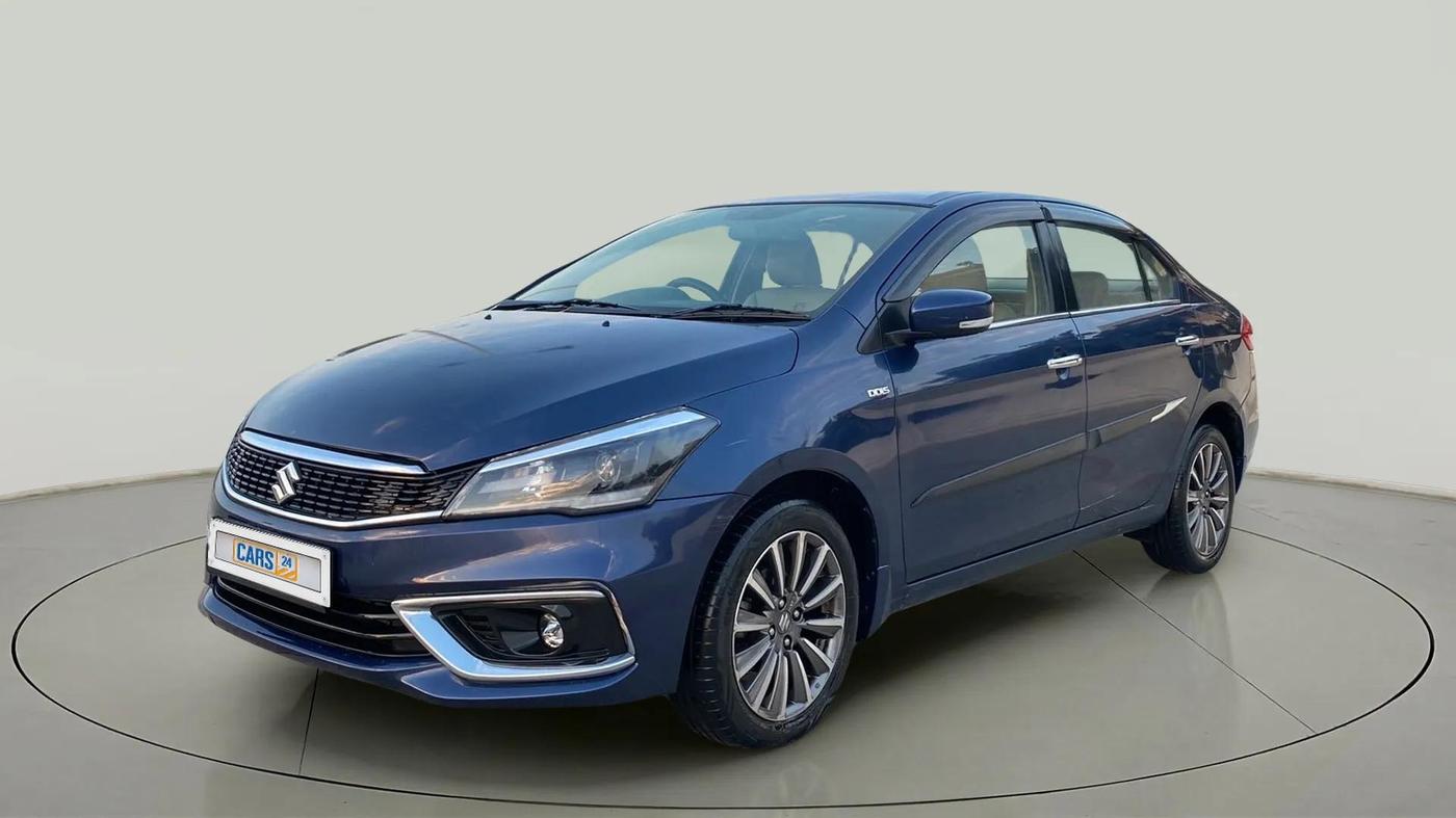 2019 Maruti Ciaz ALPHA DIESEL 1.5, Diesel, Manual, 73,458 km, Left Front Diagonal