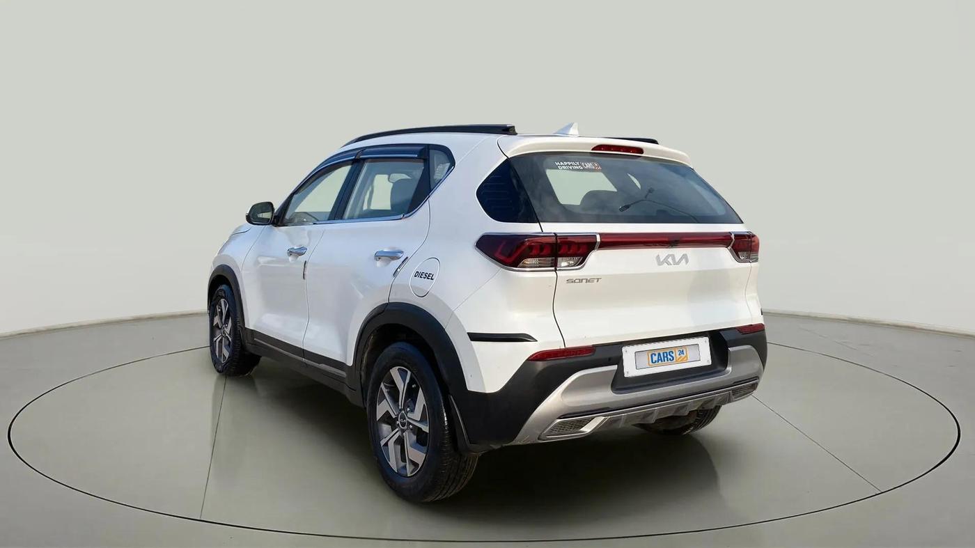 2022 KIA SONET HTX 1.5, Diesel, Manual, 45,278 km, Left Back Diagonal