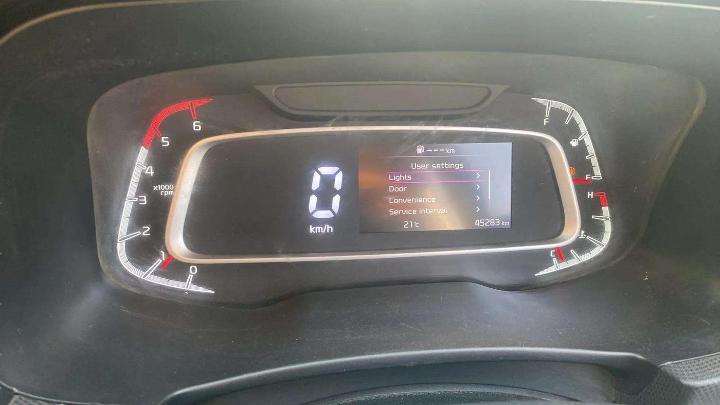 2022 KIA SONET HTX 1.5, Diesel, Manual, 45,278 km, Odometer Image