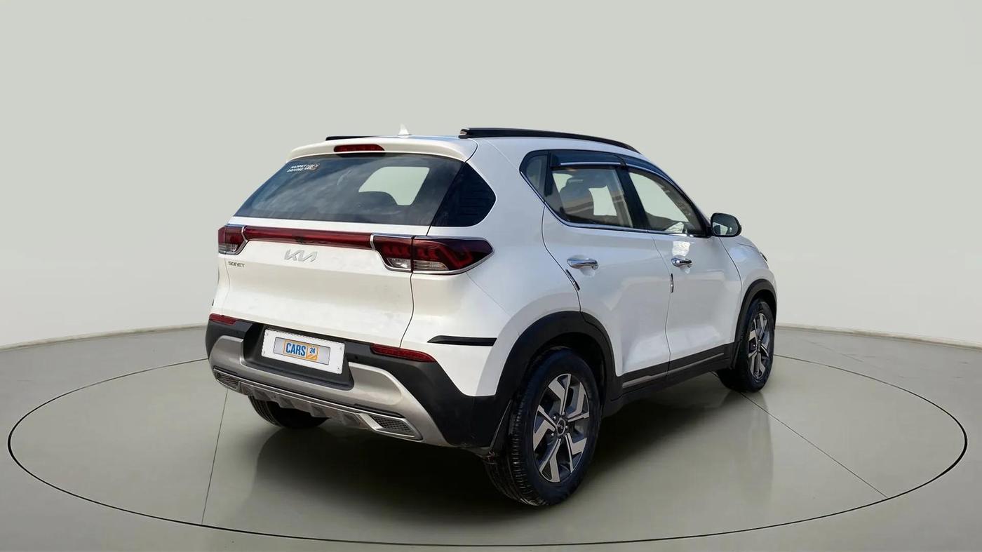 2022 KIA SONET HTX 1.5, Diesel, Manual, 45,278 km, Right Back Diagonal