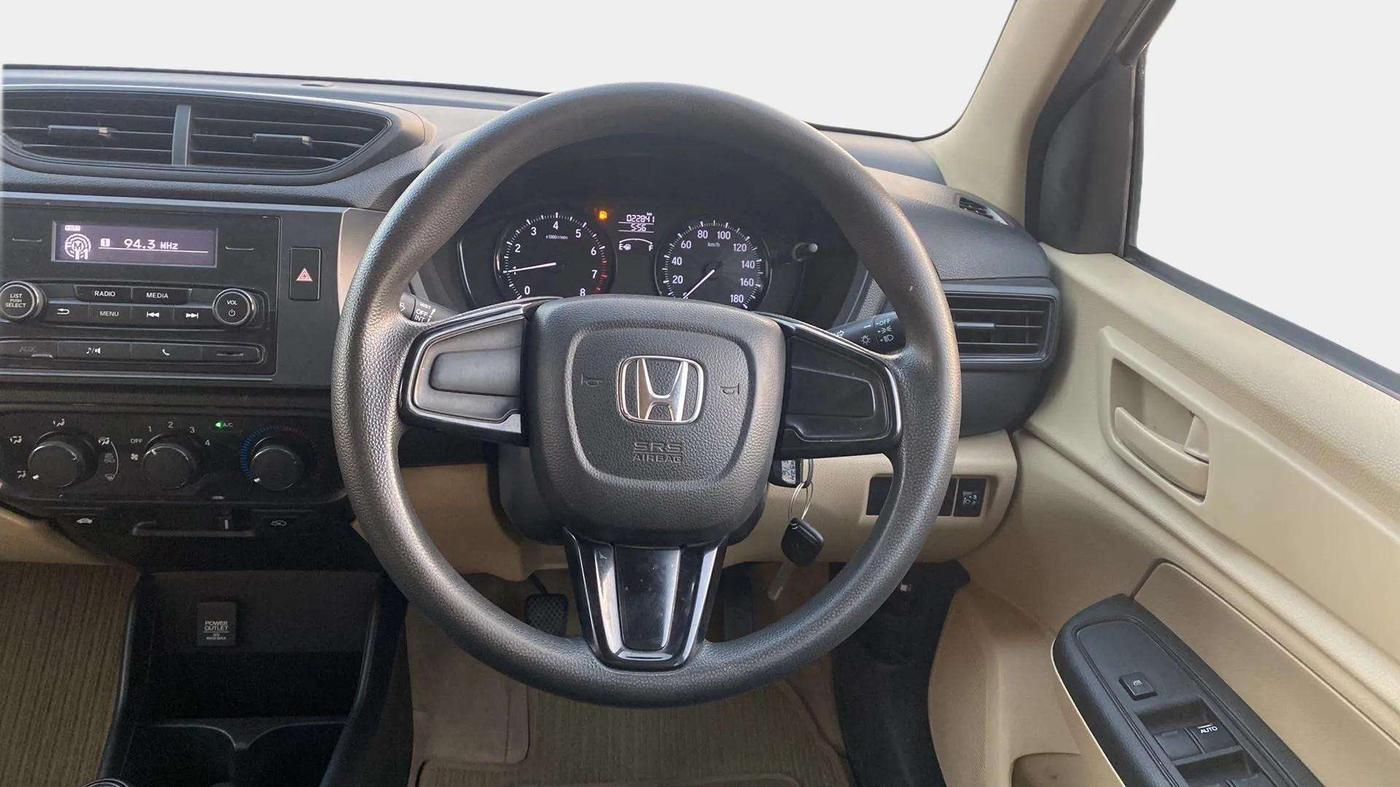 2022 Honda Amaze 1.2L I-VTEC E, Petrol, Manual, 22,869 km, Steering Wheel Close Up