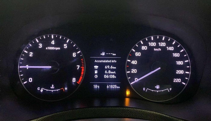 2018 Hyundai Creta SX (O) 1.6 PETROL, Petrol, Manual, 61,881 km, Odometer Image