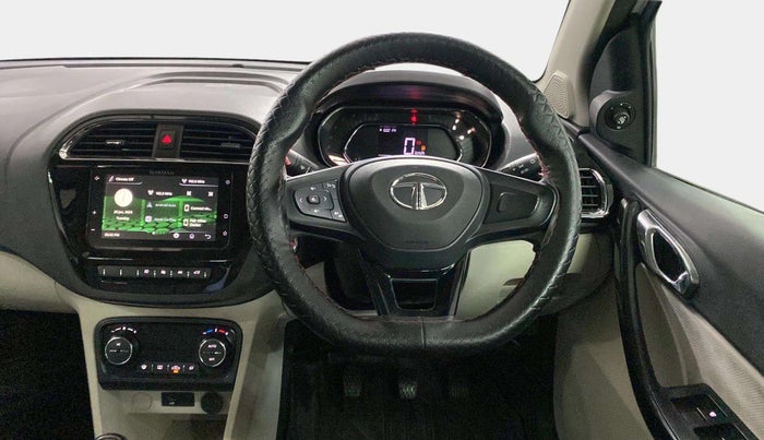 2022 Tata TIGOR XZ PLUS CNG, CNG, Manual, 31,638 km, Steering Wheel Close Up