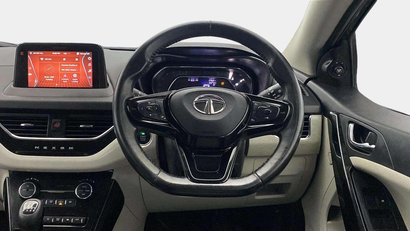 2022 Tata NEXON XZ PLUS (HS) PETROL, Petrol, Manual, 45,279 km, Steering Wheel Close Up