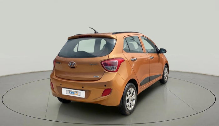 2014 Hyundai Grand i10 SPORTZ 1.2 KAPPA VTVT, Petrol, Manual, 46,302 km, Right Back Diagonal