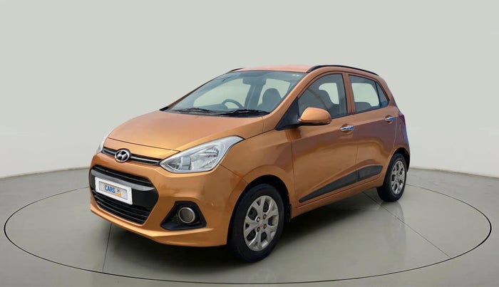 2014 Hyundai Grand i10 SPORTZ 1.2 KAPPA VTVT, Petrol, Manual, 46,302 km, Left Front Diagonal