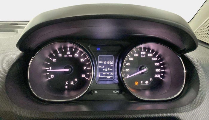 2018 Tata TIGOR XZ PETROL, Petrol, Manual, 52,020 km, Odometer Image