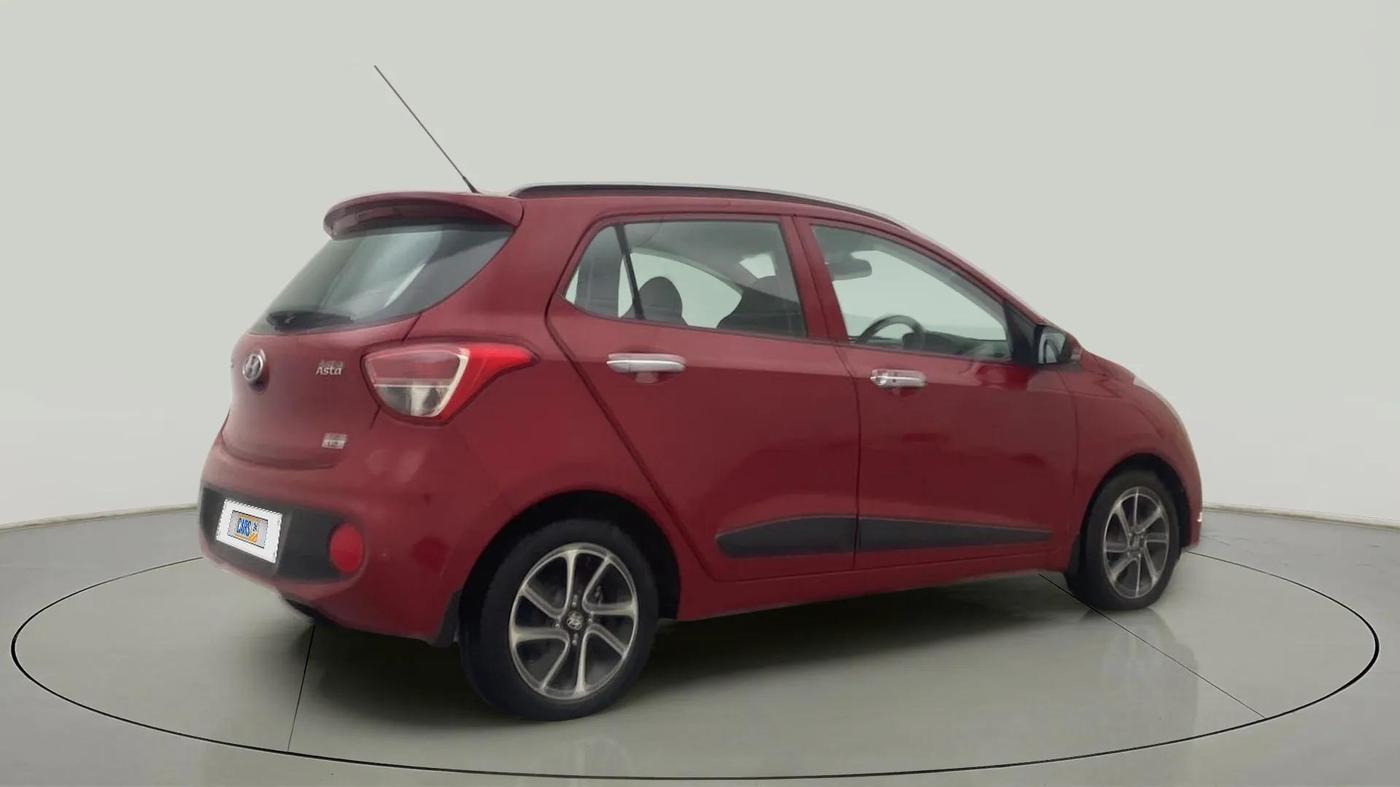 2017 Hyundai Grand i10 ASTA 1.2 KAPPA VTVT, Petrol, Manual, 26,078 km, Right Back Diagonal