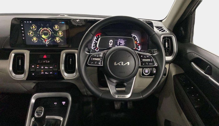 2021 KIA SONET HTX 1.0 IMT, Petrol, Manual, 14,023 km, Steering Wheel Close Up