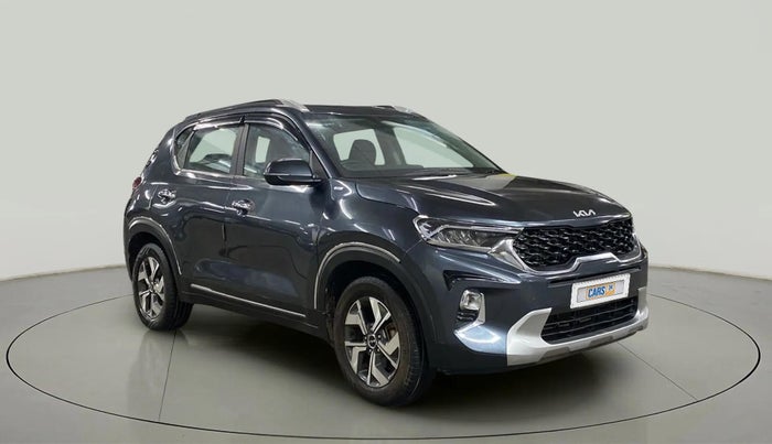 2021 KIA SONET HTX 1.0 IMT, Petrol, Manual, 14,023 km, Right Front Diagonal