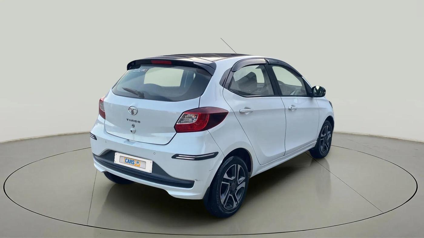 2021 Tata Tiago XZA PLUS DUAL TONE PETROL, Petrol, Automatic, 15,166 km, Right Back Diagonal