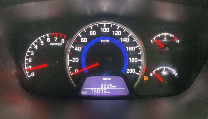 2017 Hyundai Grand i10 MAGNA 1.2 KAPPA VTVT, Petrol, Manual, 75,056 km, Odometer Image