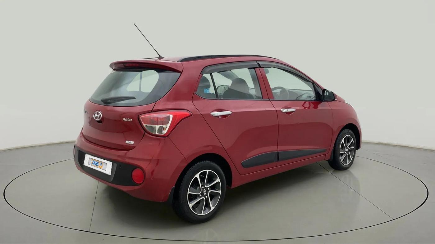 2017 Hyundai Grand i10 ASTA 1.2 KAPPA VTVT, Petrol, Manual, 81,533 km, Right Back Diagonal