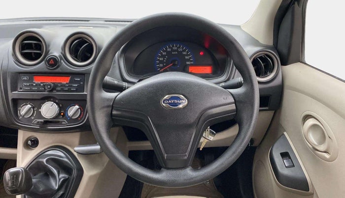 2017 Datsun Go Plus T, Petrol, Manual, 29,868 km, Steering Wheel Close Up