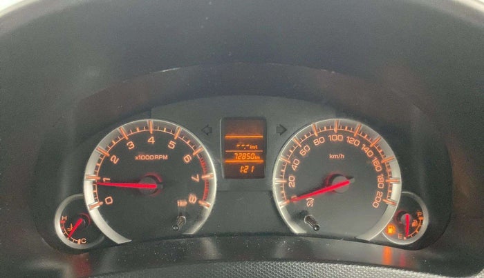 2017 Maruti Swift VXI, Petrol, Manual, 72,821 km, Odometer Image