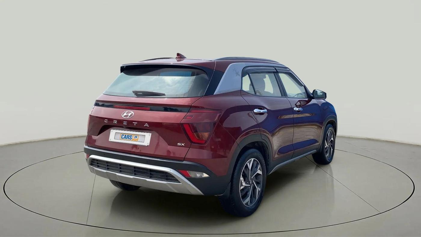 2022 Hyundai Creta SX (O) 1.5 DIESEL, Diesel, Manual, 62,420 km, Right Back Diagonal