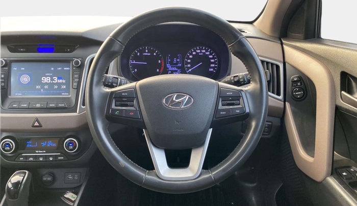 2017 Hyundai Creta SX PLUS AT 1.6 DIESEL, Diesel, Automatic, 90,982 km, Steering Wheel Close Up