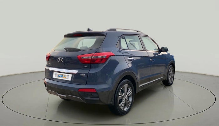 2017 Hyundai Creta SX PLUS AT 1.6 DIESEL, Diesel, Automatic, 90,982 km, Right Back Diagonal