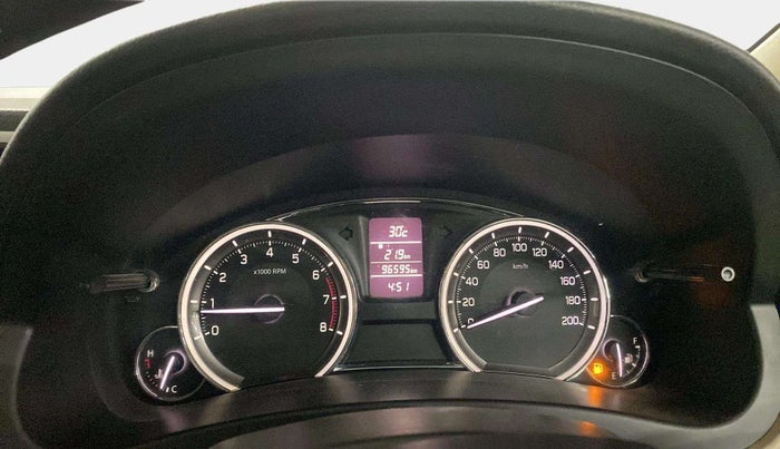 2015 Maruti Ciaz ZXI, Petrol, Manual, 96,629 km, Odometer Image