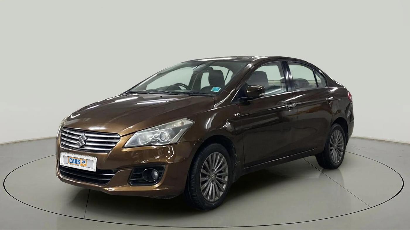2015 Maruti Ciaz ZXI, Petrol, Manual, 96,827 km, Left Front Diagonal