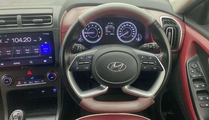 2021 Hyundai Creta SX EXECUTIVE 1.5 PETROL, Petrol, Manual, 28,198 km, Steering Wheel Close Up