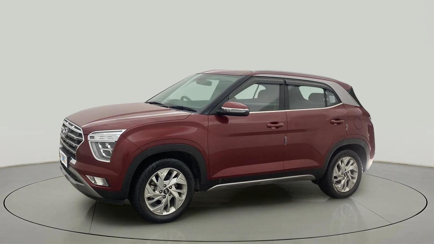 2021 Hyundai Creta SX EXECUTIVE 1.5 PETROL, Petrol, Manual, 28,198 km, Left Front Diagonal