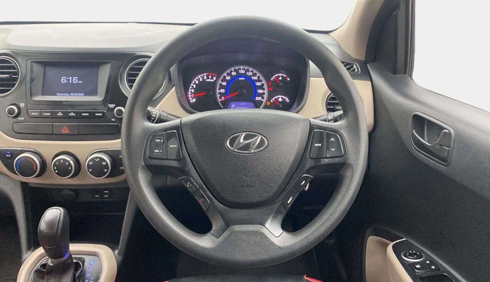 2019 Hyundai Grand i10 MAGNA AT 1.2 KAPPA VTVT, Petrol, Automatic, 28,348 km, Steering Wheel Close Up