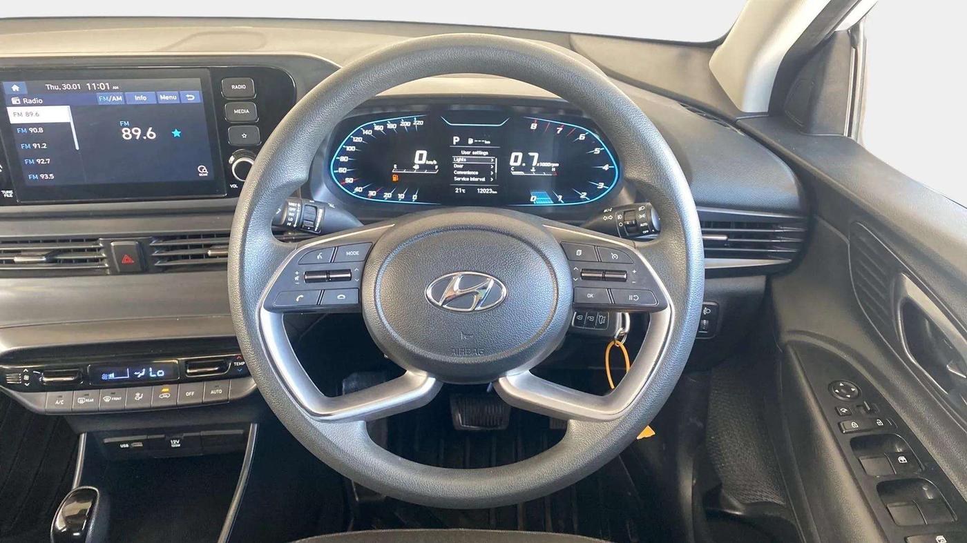 2023 Hyundai NEW I20 SPORTZ 1.2 IVT, Petrol, Automatic, 12,093 km, Steering Wheel Close Up