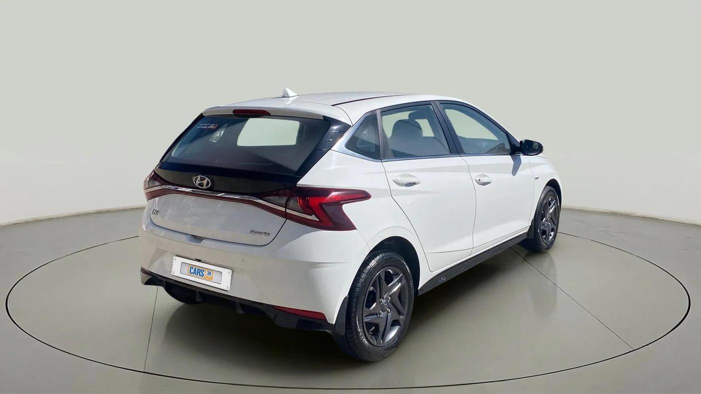 2023 Hyundai NEW I20 SPORTZ 1.2 IVT, Petrol, Automatic, 12,093 km, Right Back Diagonal