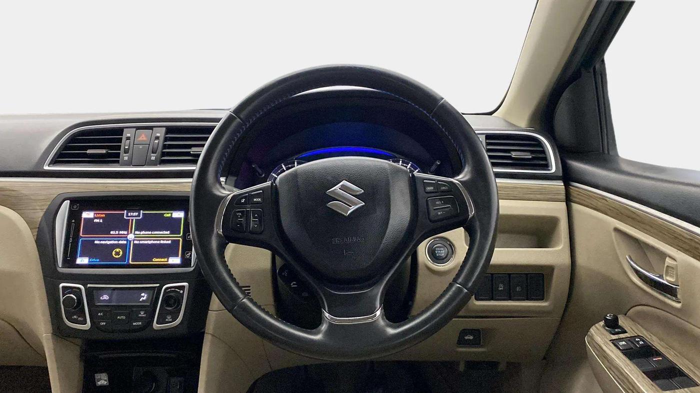 2020 Maruti Ciaz ALPHA 1.5 SHVS PETROL, Petrol, Manual, 38,048 km, Steering Wheel Close Up